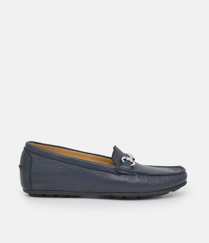 Vittoria Mengoni Premium Navy Blue Loafers