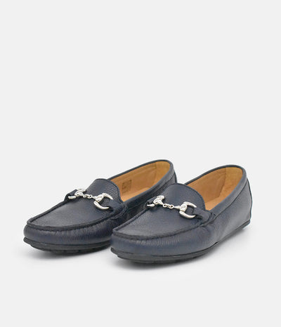 Vittoria Mengoni Premium Navy Blue Loafers