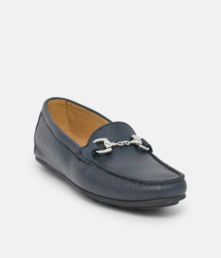 Vittoria Mengoni Premium Navy Blue Loafers