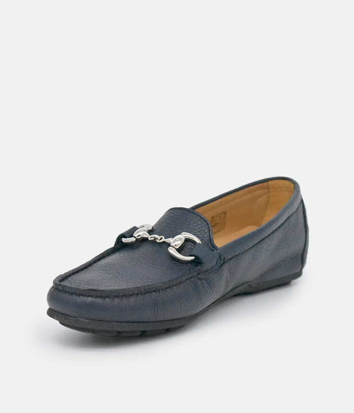 Vittoria Mengoni Premium Navy Blue Loafers