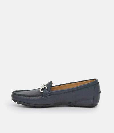 Vittoria Mengoni Premium Navy Blue Loafers