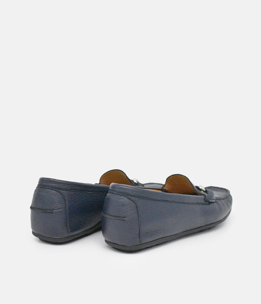 Vittoria Mengoni Premium Navy Blue Loafers