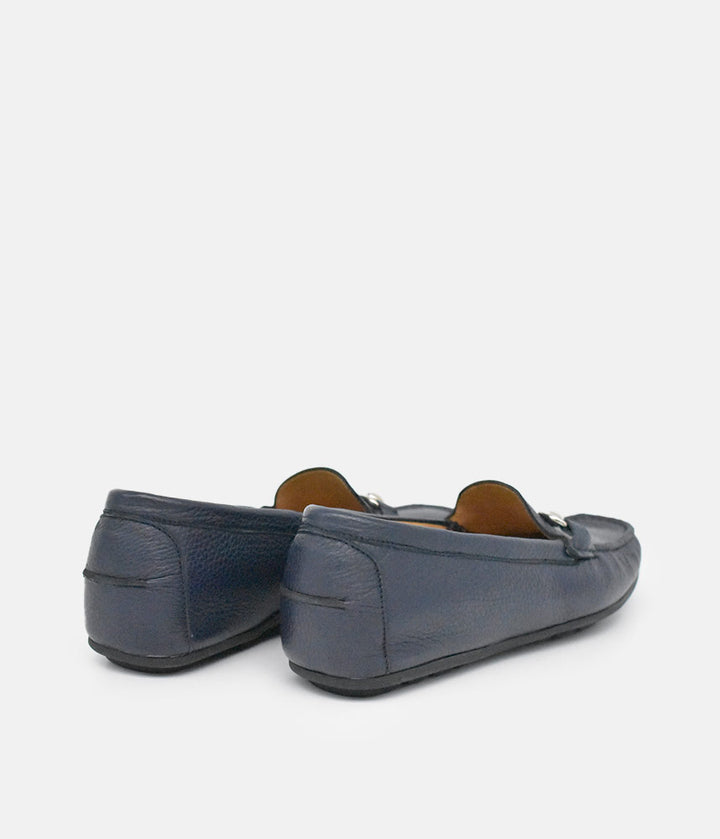 Vittoria Mengoni Premium Navy Blue Loafers