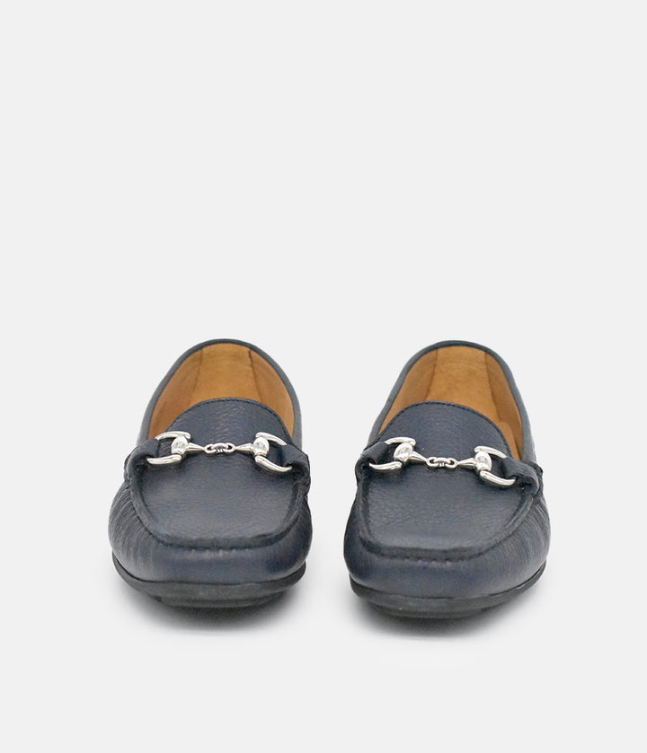 Vittoria Mengoni Premium Navy Blue Loafers