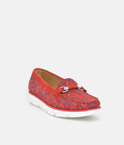 Vittoria Mengoni Gorgeous Red Circle Loafers