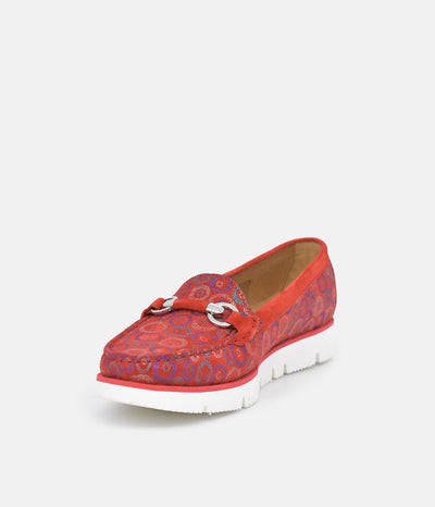 Vittoria Mengoni Gorgeous Red Circle Loafers