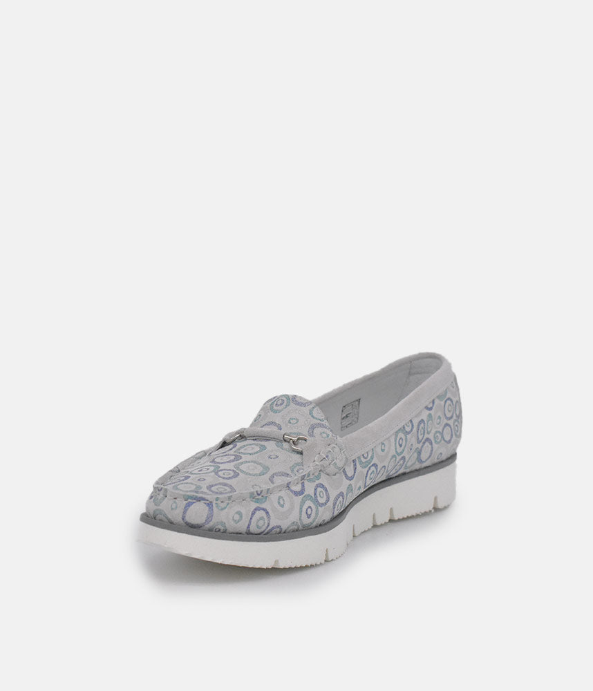Vittoria Mengoni Gorgeous Grey Circle Loafers