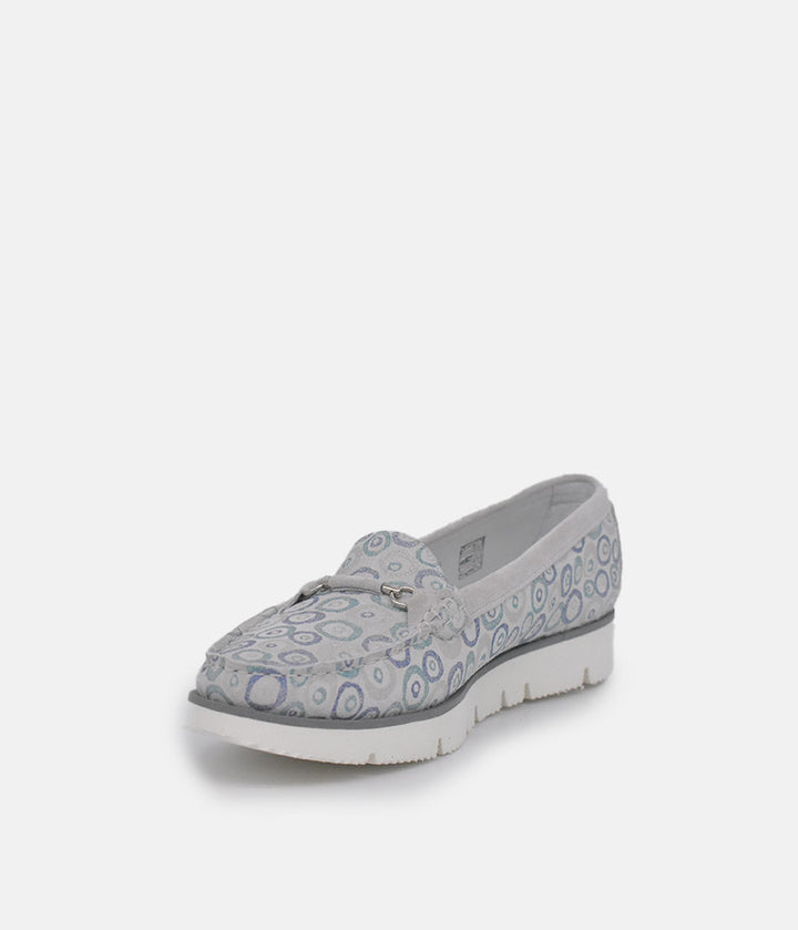 Vittoria Mengoni Gorgeous Grey Circle Loafers