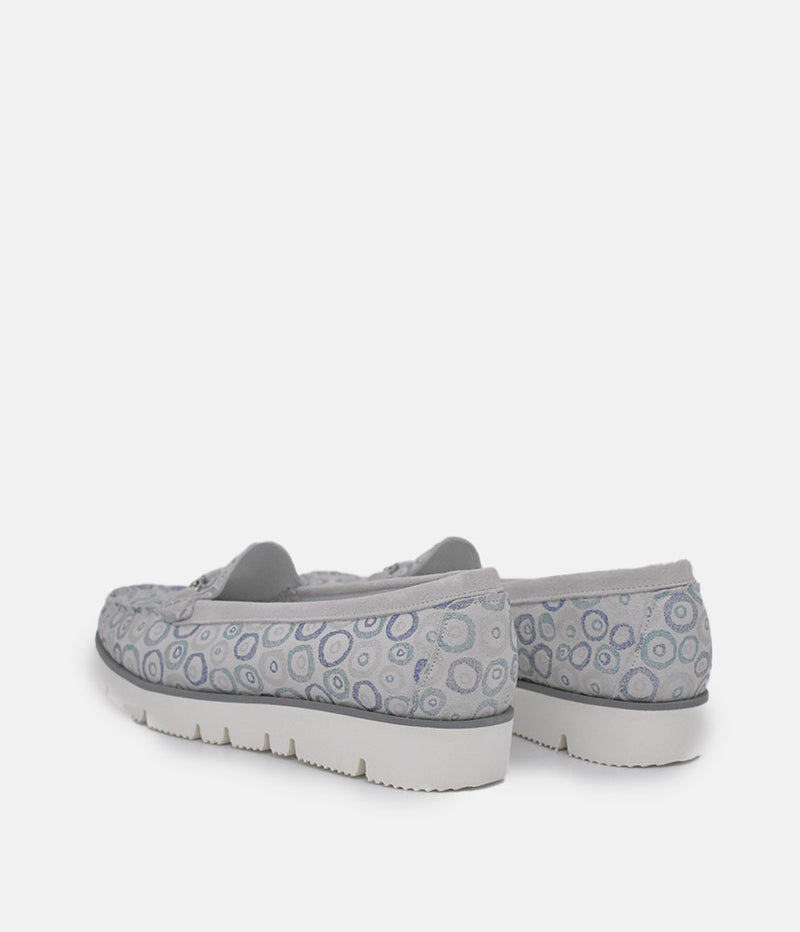 Vittoria Mengoni Gorgeous Grey Circle Loafers