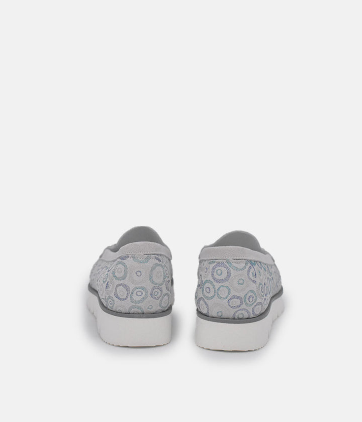Vittoria Mengoni Gorgeous Grey Circle Loafers