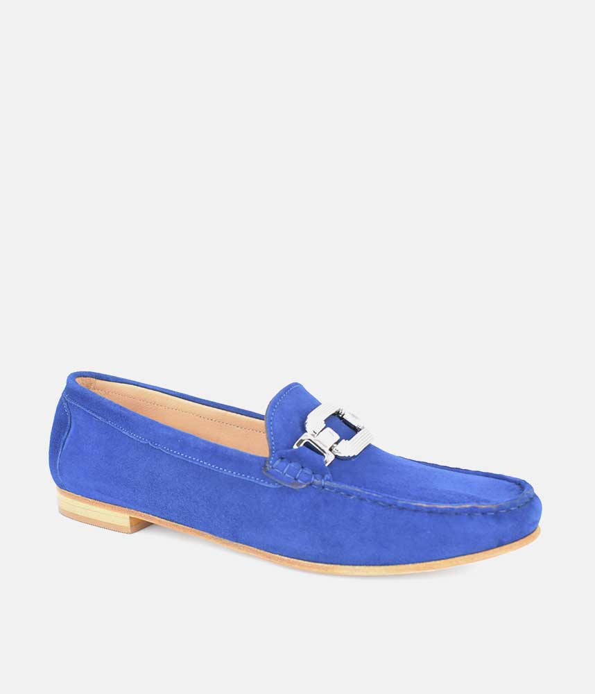 Vittoria Mengoni Premium Royal Blue Loafers – Tall Size