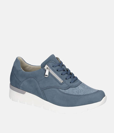Waldlaufer Stylish Blue Combi Sneakers
