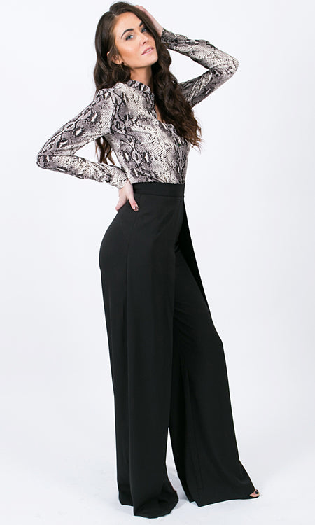 Windsor High Waist Pants - Black