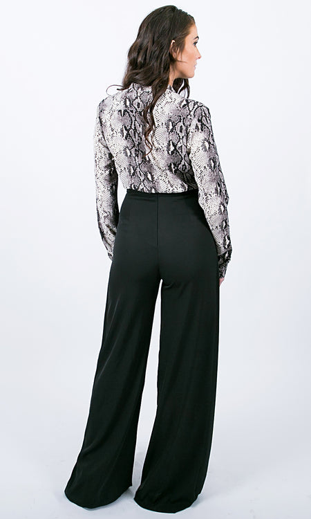 Windsor High Waist Pants - Black