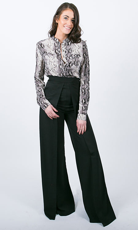 Windsor High Waist Pants - Black