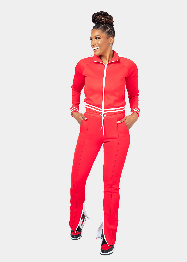 Tall Red/White Tracksuit