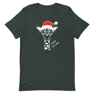 CHRISTMAS GIRAFFE T-SHIRT