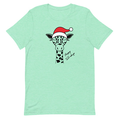 CHRISTMAS GIRAFFE T-SHIRT