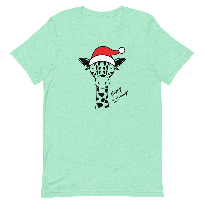 CHRISTMAS GIRAFFE T-SHIRT