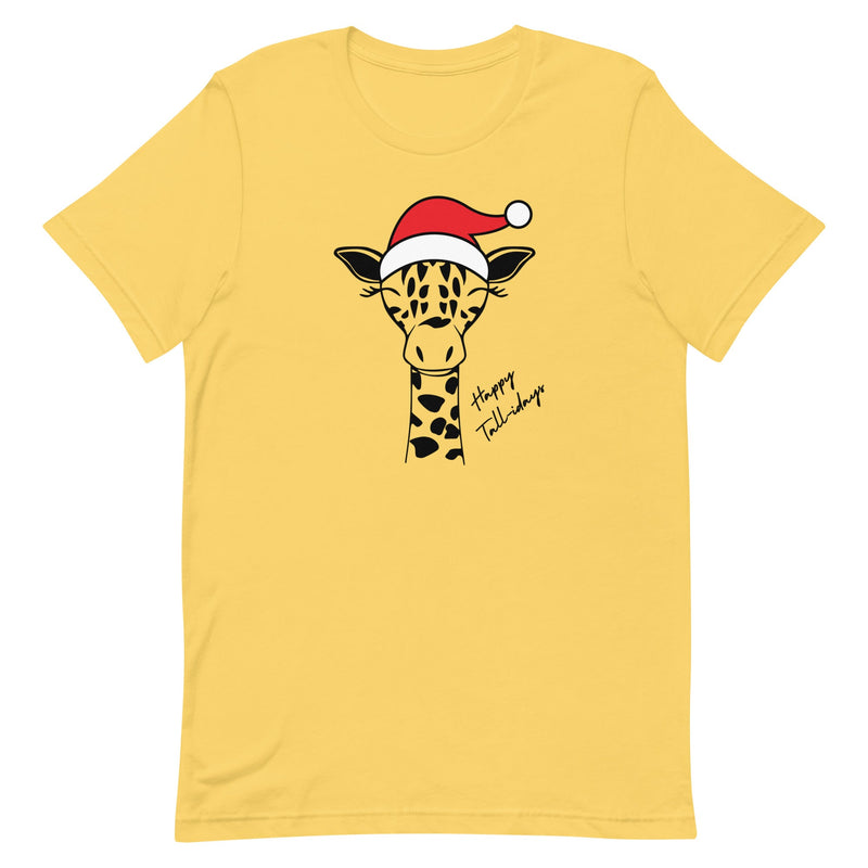 CHRISTMAS GIRAFFE T-SHIRT (FINAL SALE)