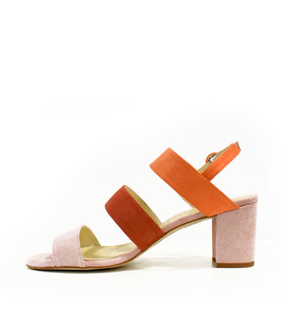 Cinderella Vegan Shoes - Strappy Colourful Block Heels