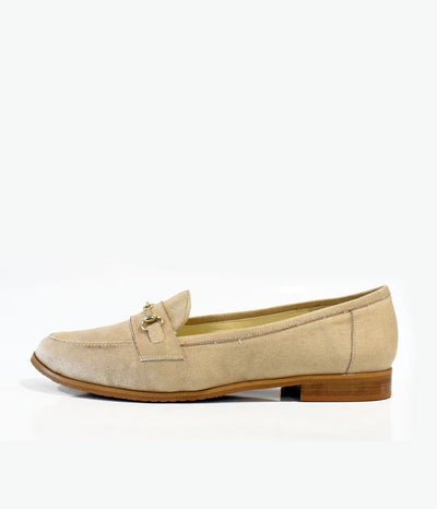 Cinderella Vegan Shoes - Stylish Beige Loafers