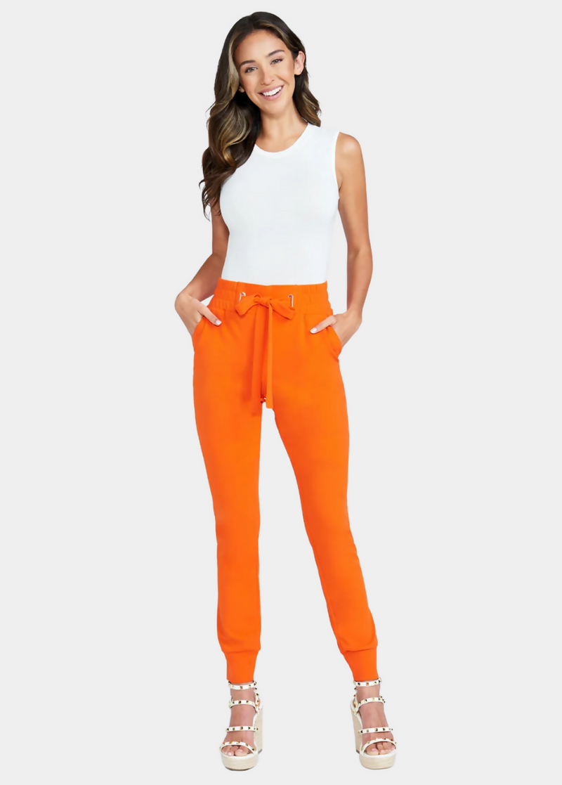 Tall Tianna Tie Waist Crepe Joggers