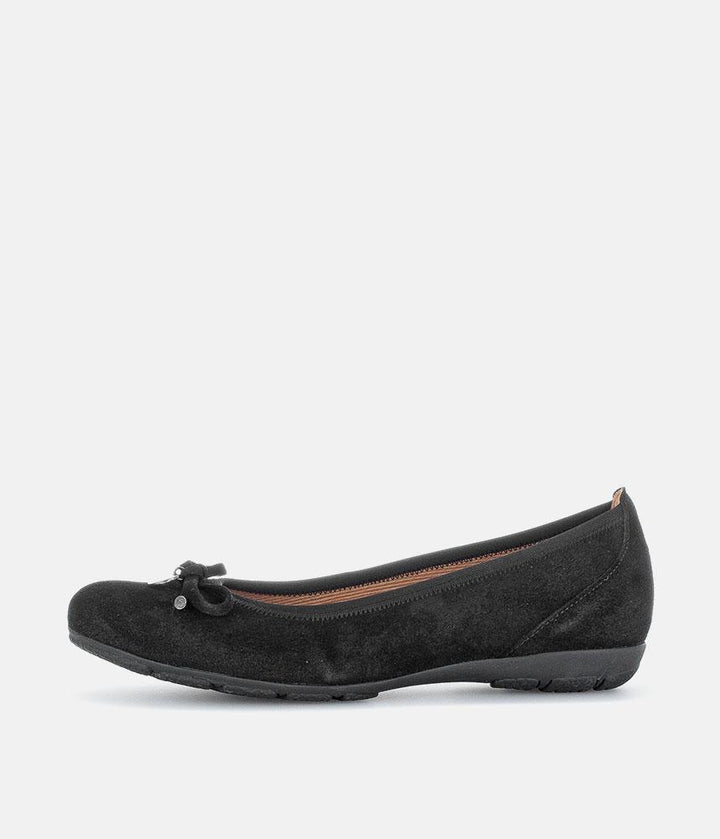 Gabor Plush Suede Ballet Flats