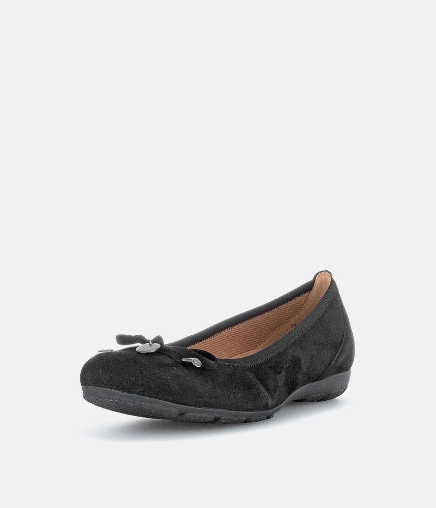 Gabor Plush Suede Ballet Flats