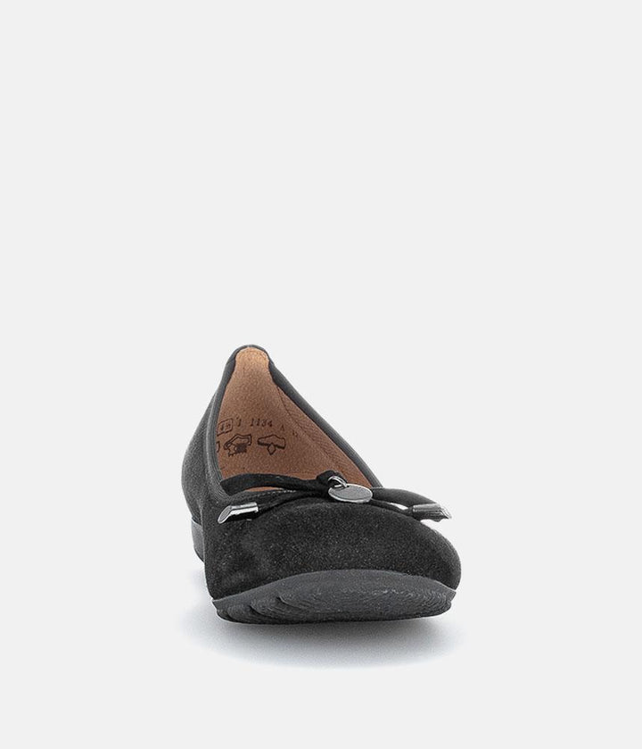 Gabor Plush Suede Ballet Flats