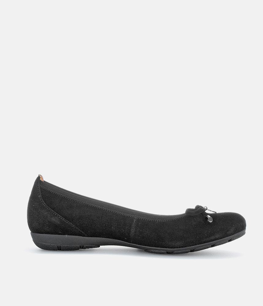 Gabor Plush Suede Ballet Flats