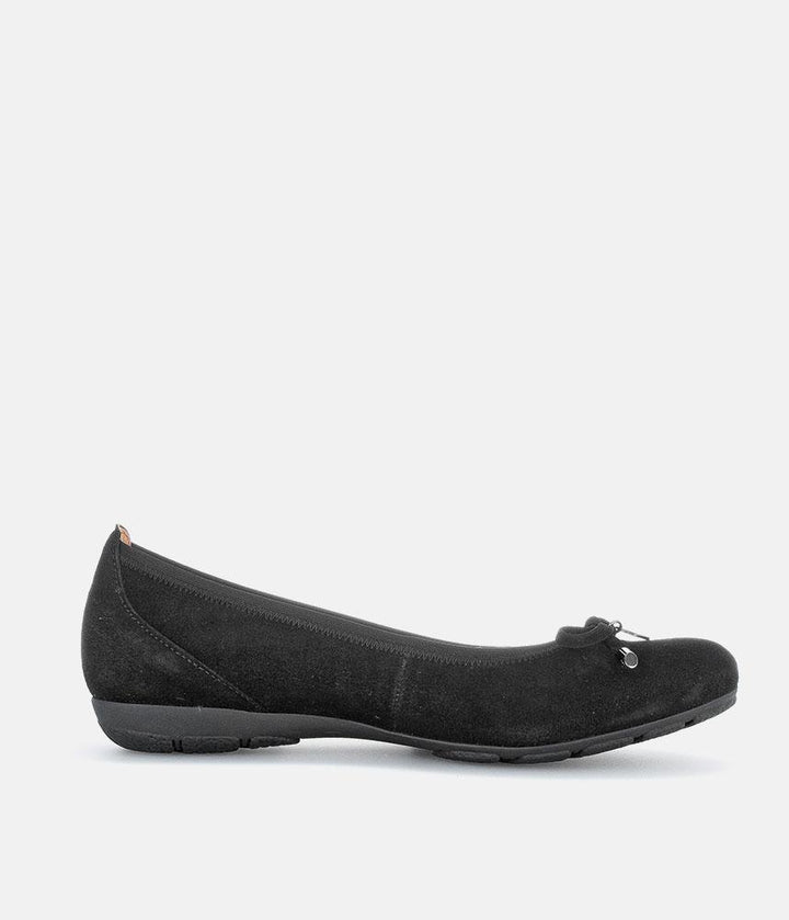 Gabor Plush Suede Ballet Flats