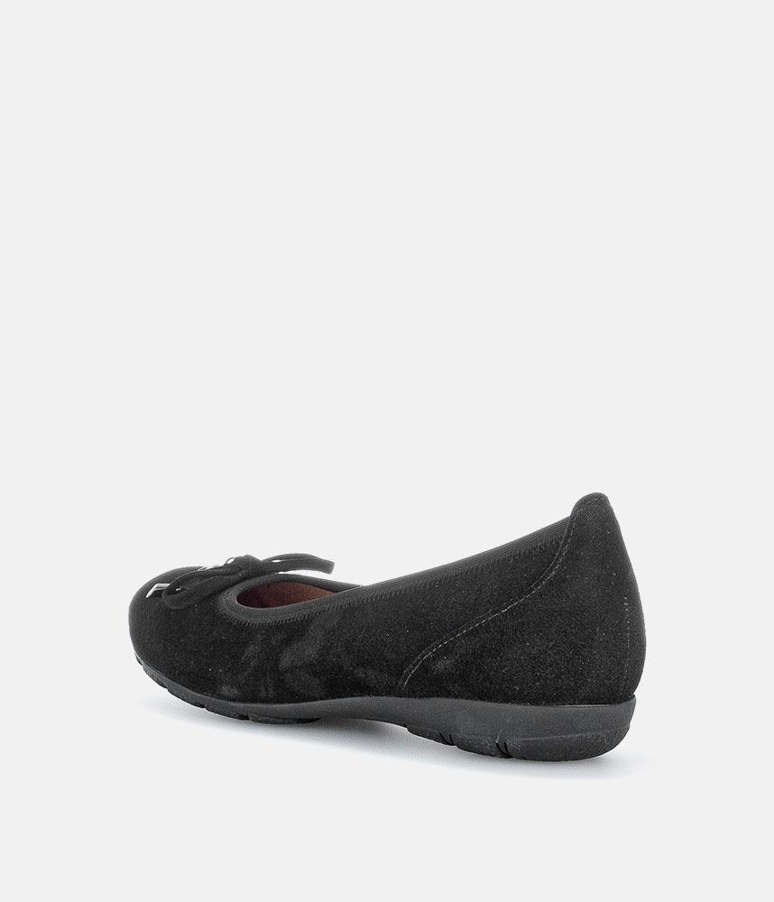 Gabor Plush Suede Ballet Flats