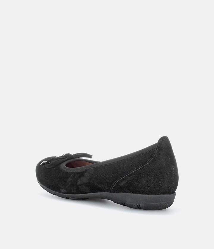 Gabor Plush Suede Ballet Flats
