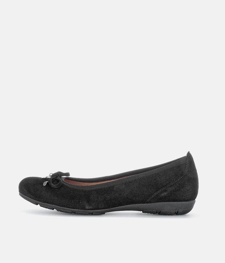 Gabor Plush Suede Ballet Flats