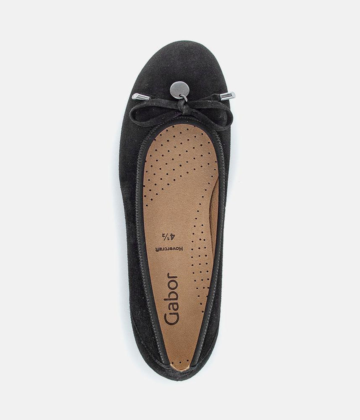 Gabor Plush Suede Ballet Flats