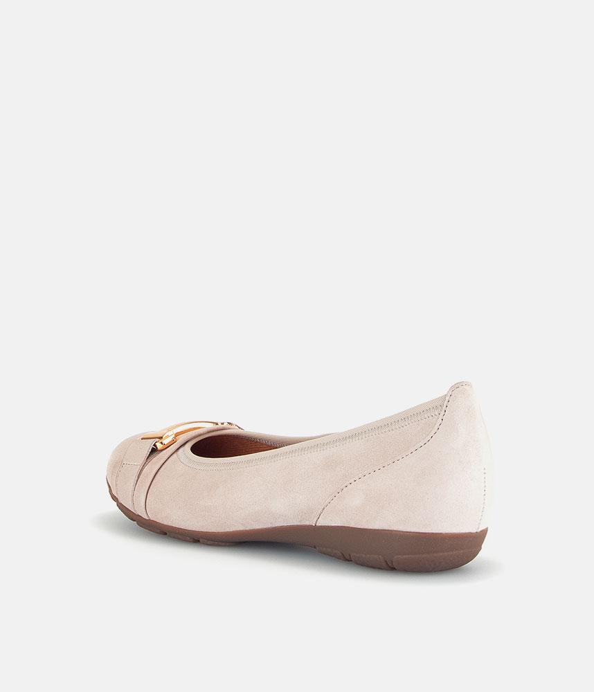 Gabor Stylish Antique Rose Suede Ballet Flats