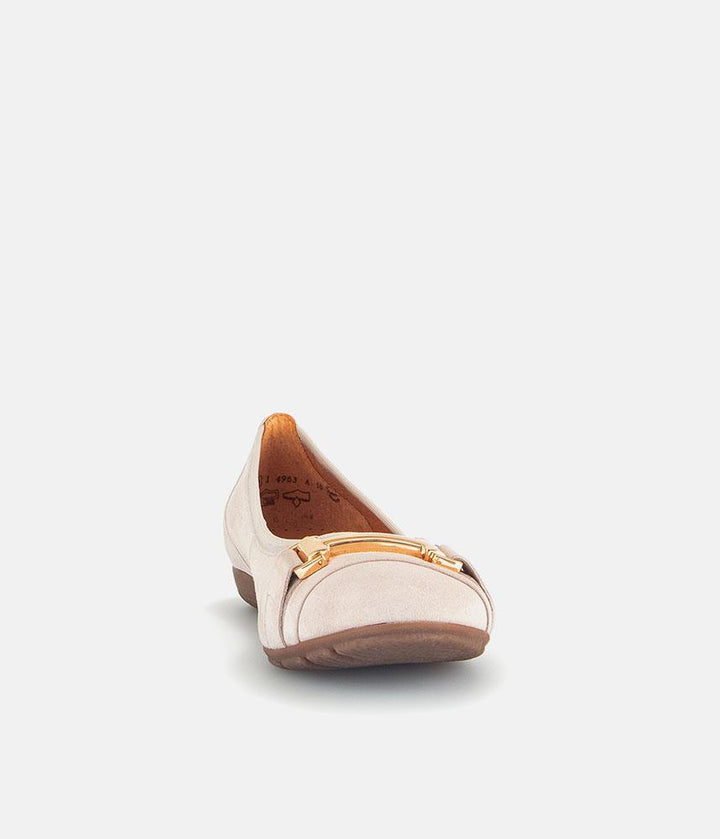 Gabor Stylish Antique Rose Suede Ballet Flats