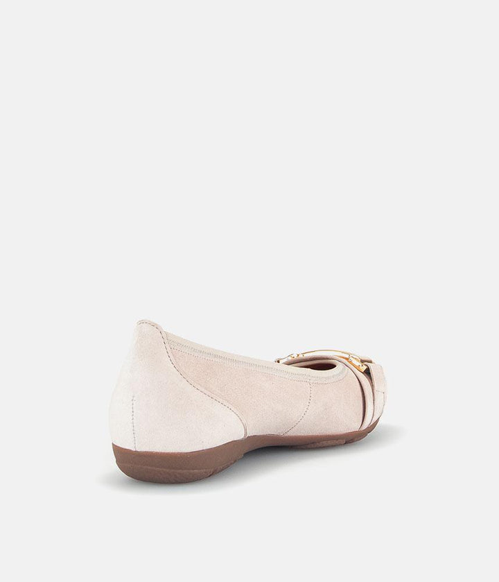 Gabor Stylish Antique Rose Suede Ballet Flats