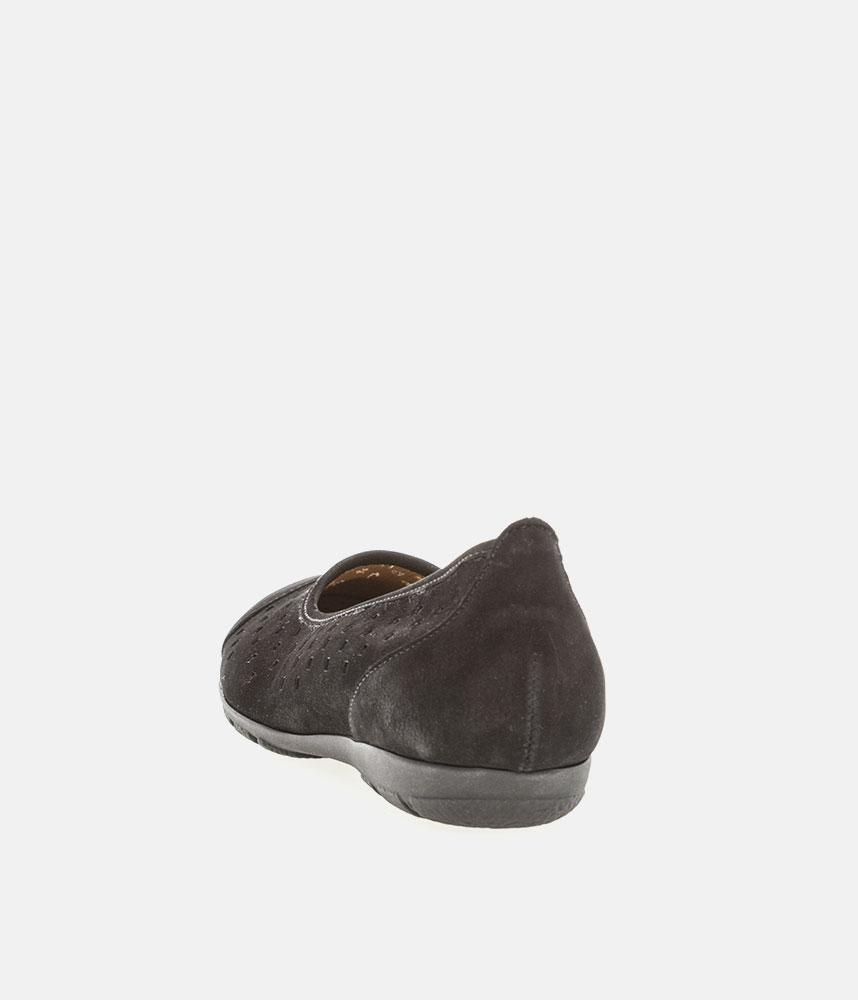 Gabor Versatile Black Laser Cut Ballerina