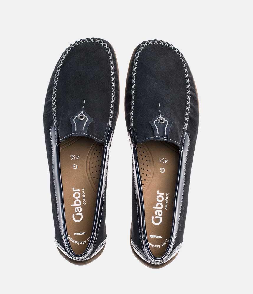Gabor Soft Navy Sporty Mocassin
