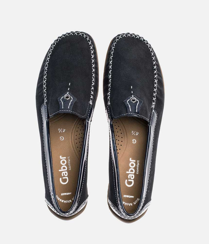 Gabor Soft Navy Sporty Mocassin