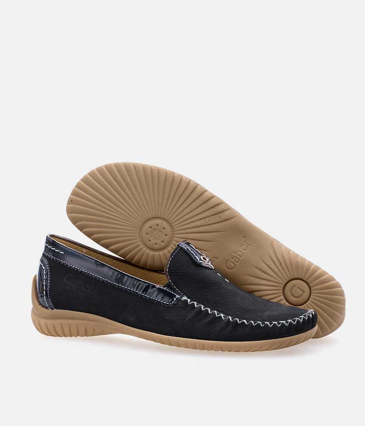 Gabor Soft Navy Sporty Mocassin
