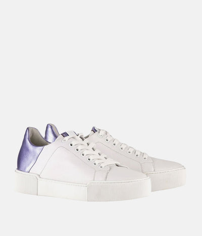 Hogl Super Stylish White/Lavender Trainers