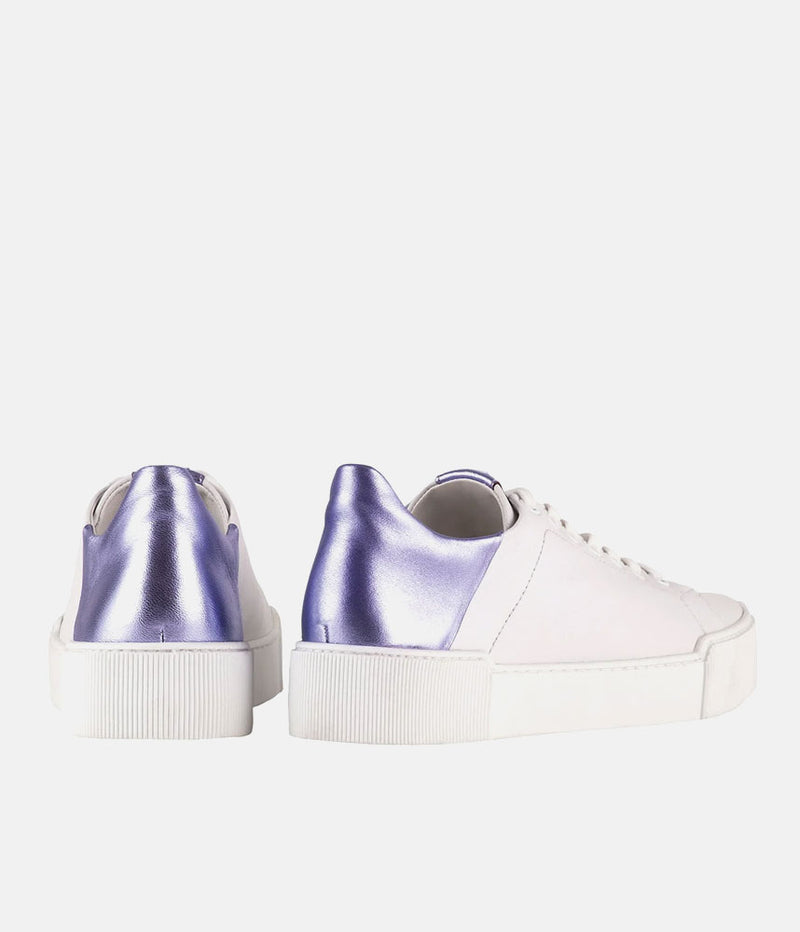 Hogl Super Stylish White/Lavender Trainers