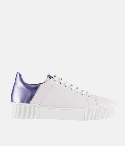 Hogl Super Stylish White/Lavender Trainers