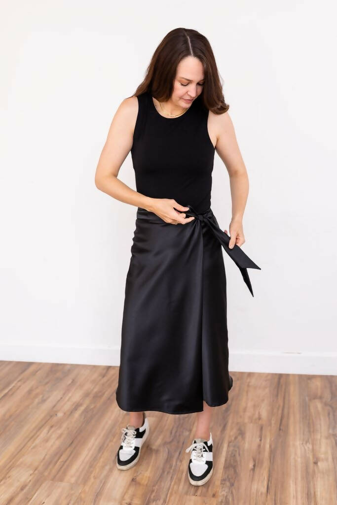 A-symmetrical Midi Skirt