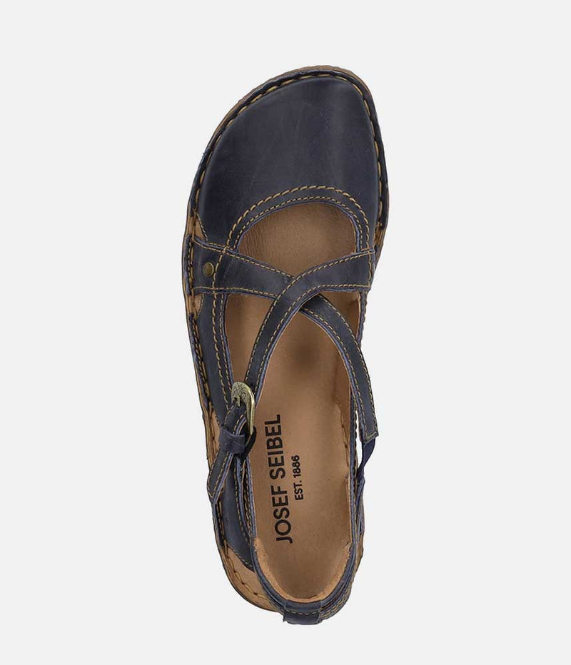 Josef Seibel Pretty Ocean Blue Closed Toe Sandals
