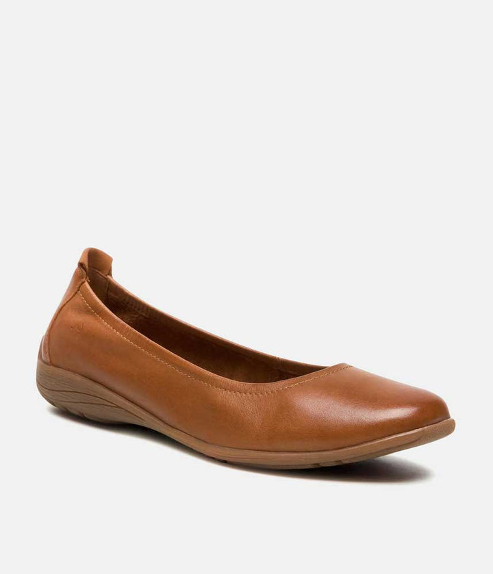 Josef Seibel Versatile Cognac Ballet Flats