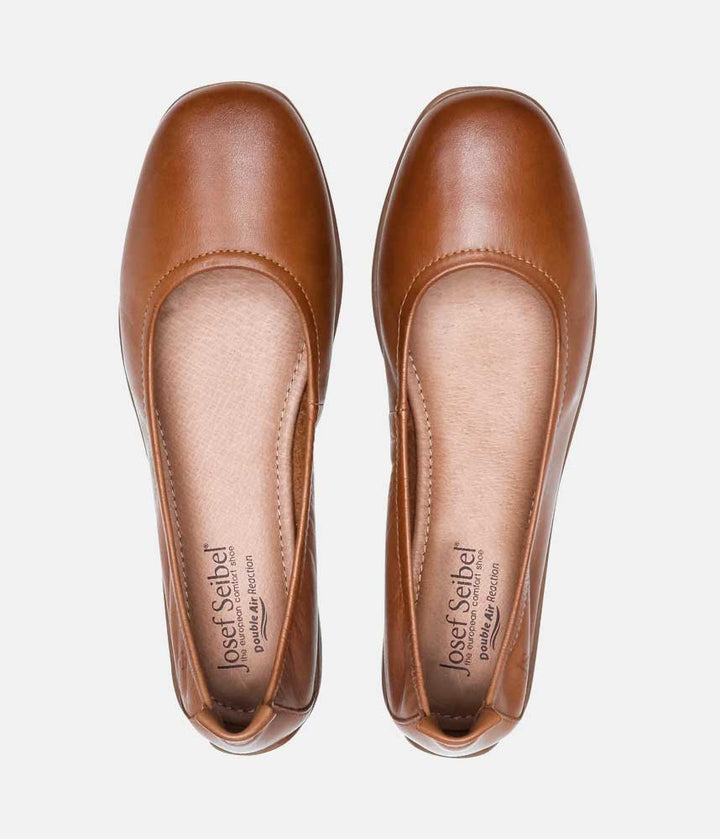Josef Seibel Versatile Cognac Ballet Flats